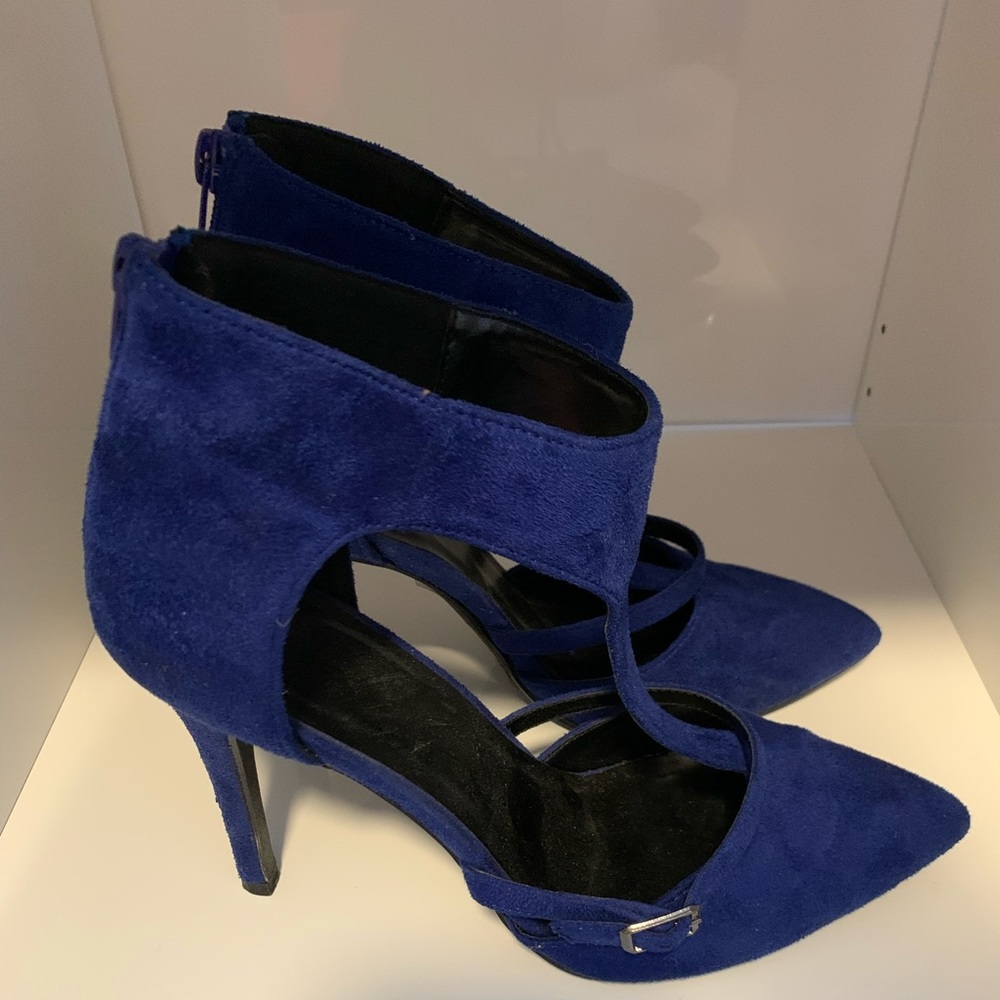 Blue heels